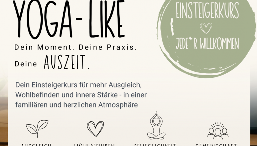 Neuer YogaLike-Kurs!