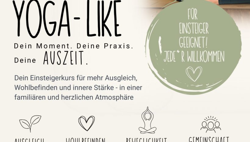 Neuer YogaLike-Kurs!